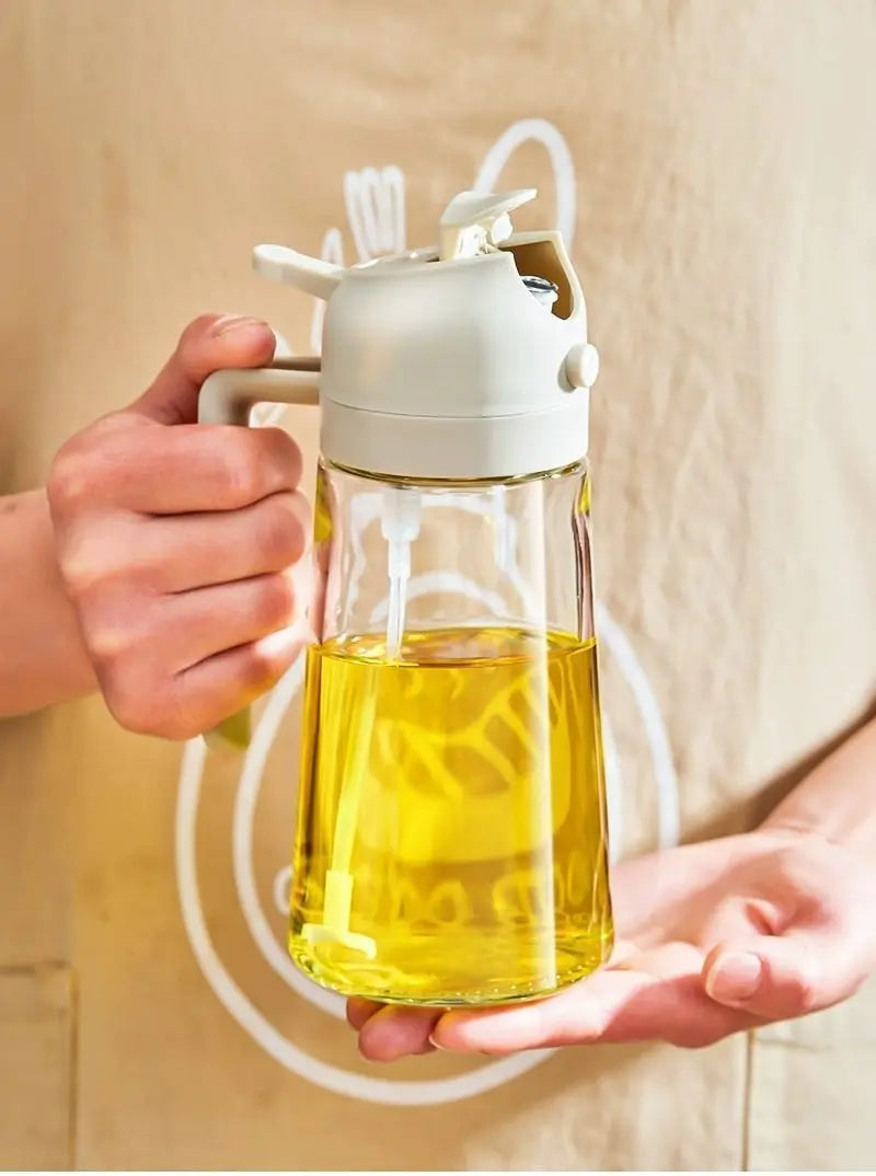 2-in-1 Oil Sprayer & Basting Brush for Cooking