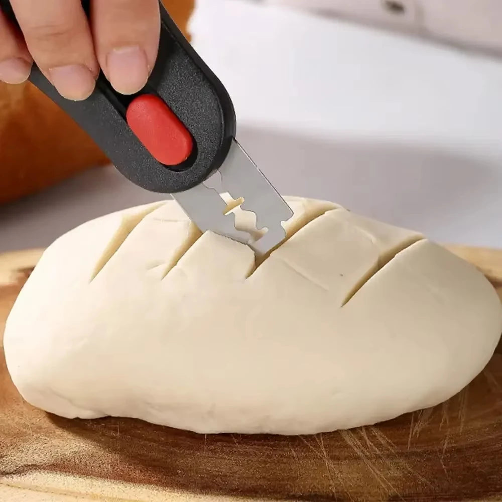 Sourdough Bread Scoring Lame – Dough Slashing Tool with 5 Replacement Blades