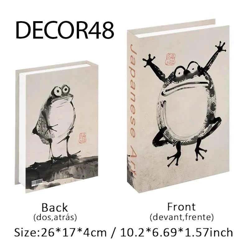 Decorative Faux Books Storage Box Coffee Table Hotel Bedroom Living Room Bookshelf Home Decor Interior Aesthetics Shooting Props