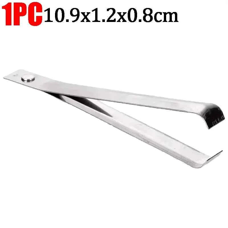 10/1pcs Stainless Steel Garlic Peeler Quickly Garlic Peeling Pig Hair Plucking Clip Manual Tweezers Gadgets Kitchen Accessories