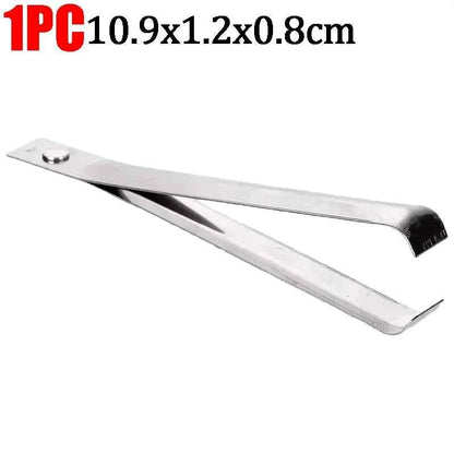 10/1pcs Stainless Steel Garlic Peeler Quickly Garlic Peeling Pig Hair Plucking Clip Manual Tweezers Gadgets Kitchen Accessories