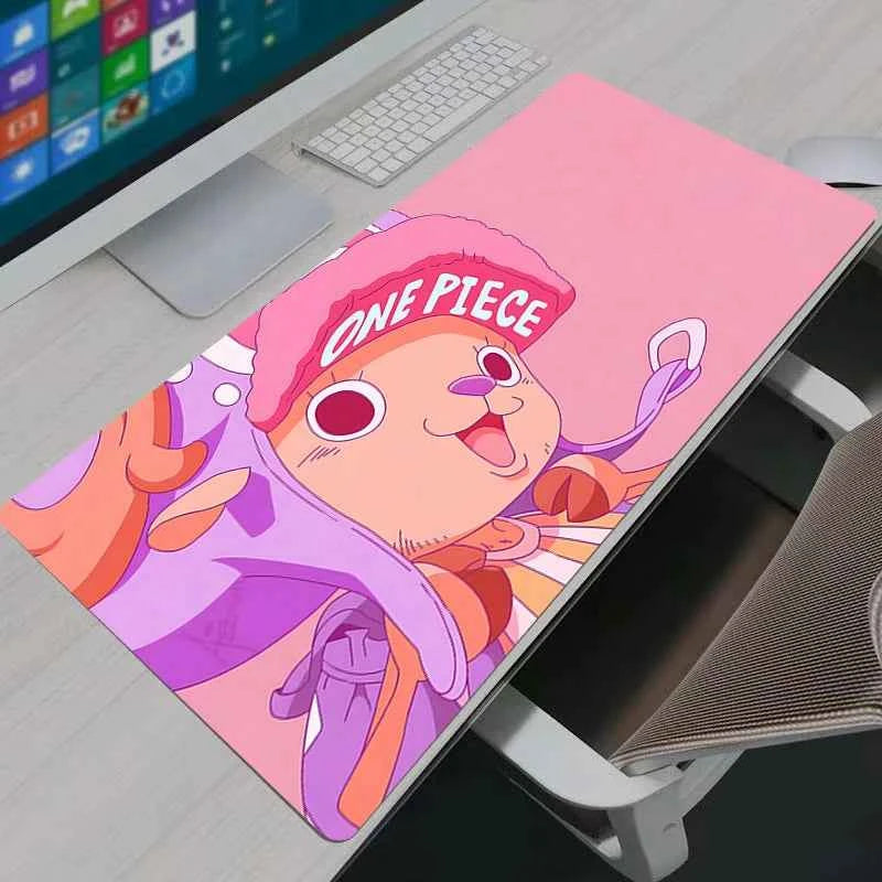 One Piece Tony Tony Chopper Gaming Mouse Pad Gamer Home Computer HD Mousepad XXL  Keyboard Pad Carpet Non-Slip Office Mouse Mats