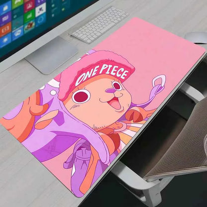One Piece Tony Tony Chopper Gaming Mouse Pad Gamer Home Computer HD Mousepad XXL  Keyboard Pad Carpet Non-Slip Office Mouse Mats