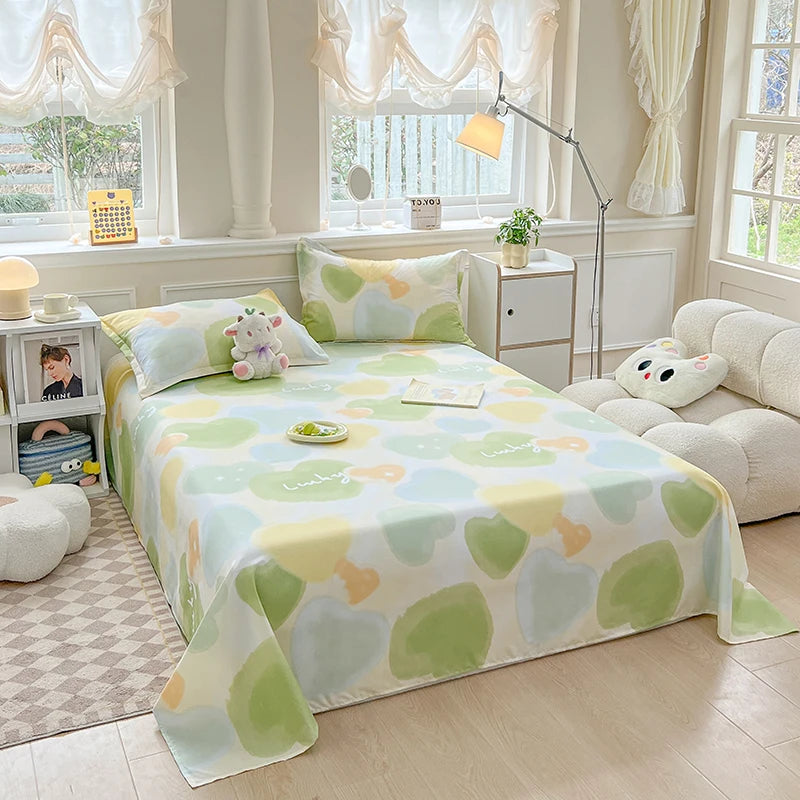 Floral Nordic Flat Sheet, Dorm & Student Bedding