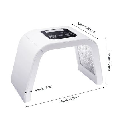7-Color LED Face Light Therapy Machine – Salon