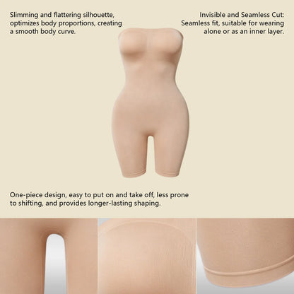 Women's Strapless Shirred Jumpsuit — Soft Breathable Summer Romper