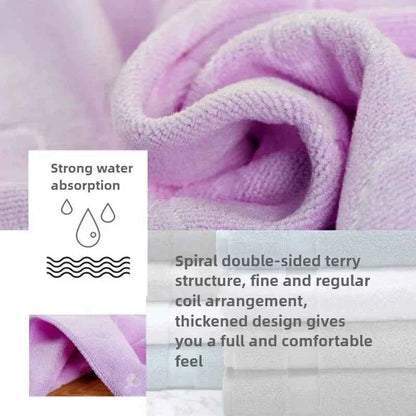 34x74cm Ultra Fine Fiber Embossed Teddy Bear Towel, Beach Towel, Absorbent and Soft Gift Towel Hand Towel  Face Towel Beach