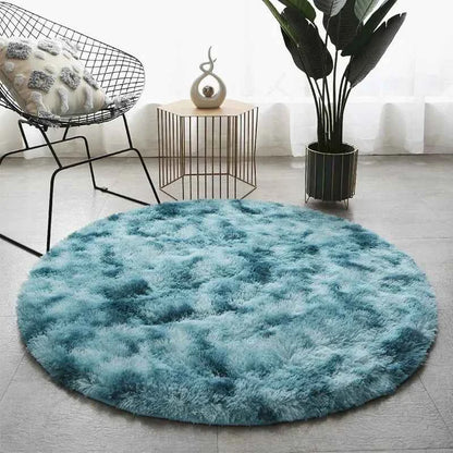 Ultra Soft Plush Round Rug Mat - Fluffy White Carpet for Living Room, Home Decor and Bedroomr, Bedroom and Kids Room