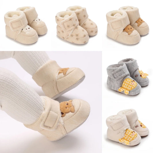 Cute Cartoon Cotton First Walker Shoes