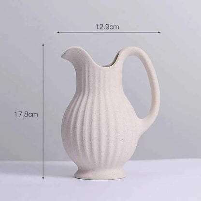 Ins Style Ceramic WhiteVase Decoration Spiral Vase Modern Home Decoration Flower Pot Vase Decoration Home Living Room Decoration