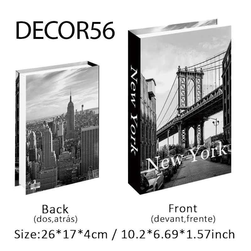 Decorative Faux Books Storage Box Coffee Table Hotel Bedroom Living Room Bookshelf Home Decor Interior Aesthetics Shooting Props