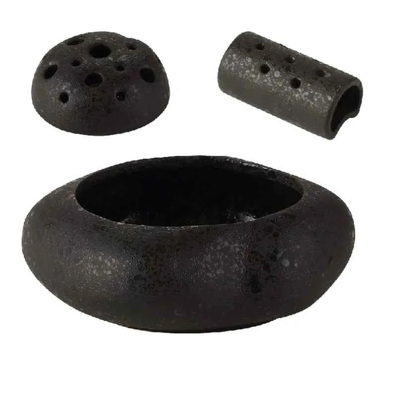 Simplicity Lotus Seedpod Ceramic Vase Artificial Flower Decorative Flowers Pots Desk Decoration Floral Arrangement Modern Decor