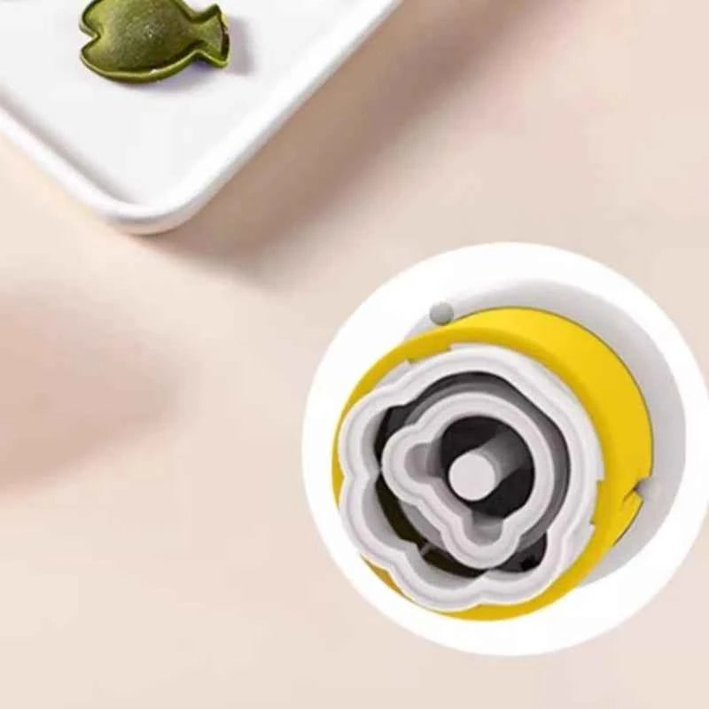 Dumpling Embossing Mold & Wonton Maker - Baby Food Tools with Automatic Sealing, Easy Press for Ravioli Pierogi Pastry