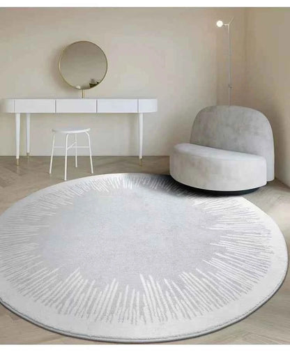Fluffy Soft Living Room Decoration Carpet Light Luxury Rugs for Bedroom Large Area Round Lounge Rug Home Study Thicken Plush Mat