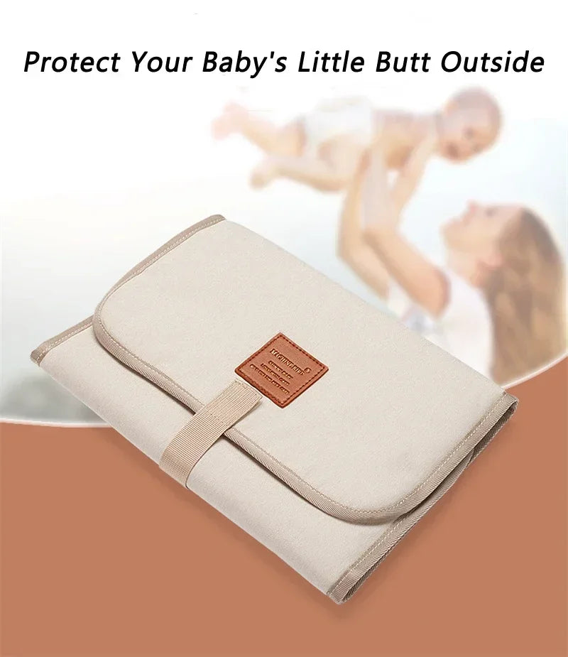 Nappy Diaper Changing Mat Waterproof Floor Change Play Mat Baby Portable Foldable Washable Compact Travel