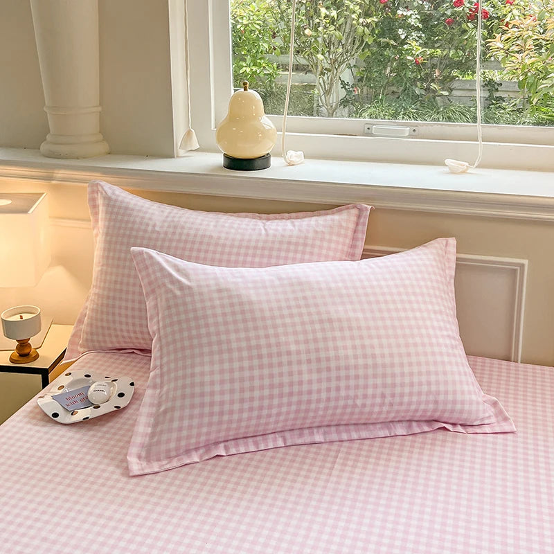 Plaid Envelope Pillowcase Set, 2-Piece, 48x74cm