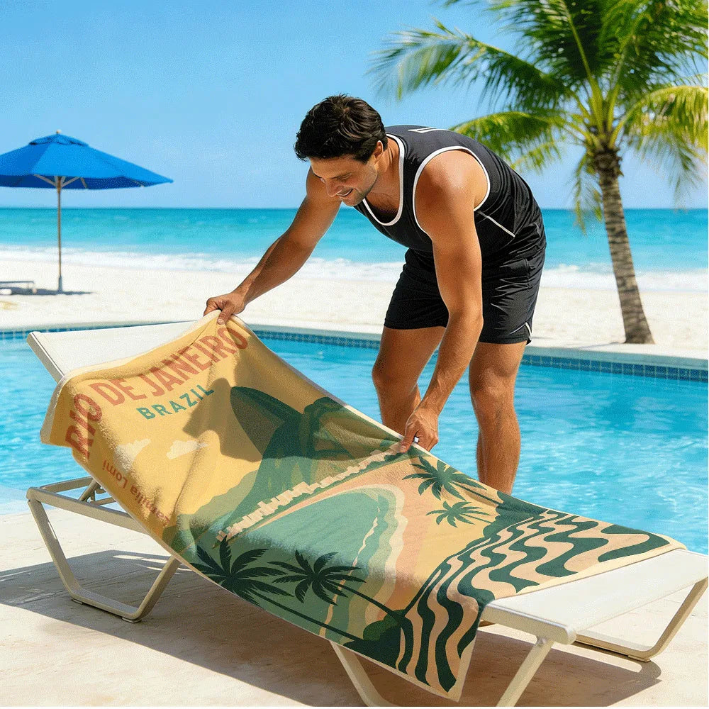 Rio De Janeiro Brazil Beach Towel — Swimming, Camping & Travel