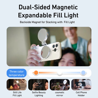 TELESIN Fun Shot Magnetic Phone Grip 2 – MagSafe, DSLR Controls, Wireless Remote, iPhone & Android