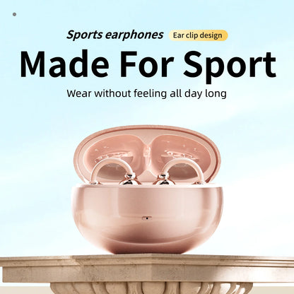 SK50 Open Ear Clip Headphones – Bluetooth 6.0, HiFi Sound, 36H Playtime, Built-in Mic