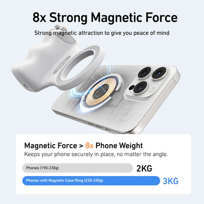 TELESIN Fun Shot Magnetic Phone Grip 2 – MagSafe, DSLR Controls, Wireless Remote, iPhone & Android