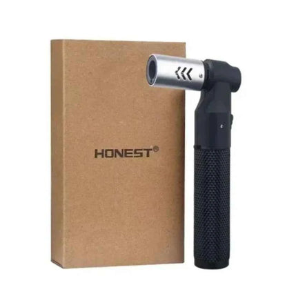 HONEST Gas Powerful Windproof Blue Flame Cigar Adjustment Spray Gun 1300° Outdoor Camping Fashion Torch Lighter Gadget