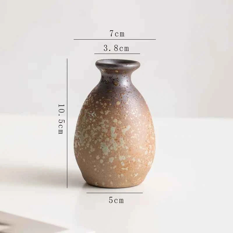 Creative Irregular Stone Shape Ceramic Vase Flowers Plant Potted Hydroponics Mini Vase Interior Aesthetics Home Decoration Gifts