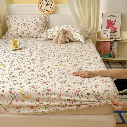 Kawaii Dinosaur Fitted Sheet | Kids Mattress Cover