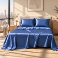 Cooling Satin-Look Flat Sheet | Solid Color Bedding