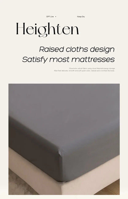 Waterproof Fitted Sheet with 360° Elastic Band