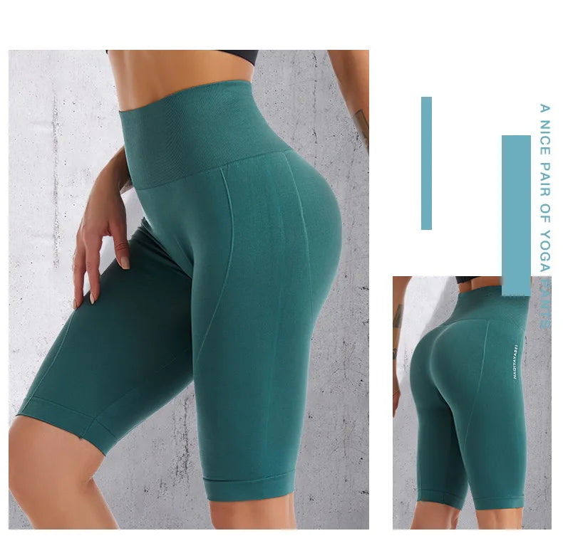 Women’s Body Sculpting High Waist Yoga Pants — Quick-Dry Running Leggings