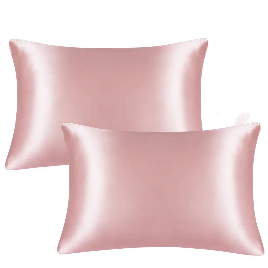 JuwenSilk Mulberry Silk Pillowcase, White, Standard