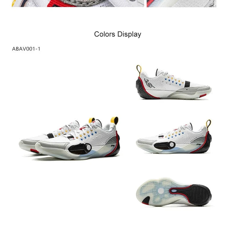 Li-Ning Men's WADE ALL CITY 13 Professional Basketball Shoes BOOM Cushion Stable Support Wearable LiNing Sport Sneakers ABAV001