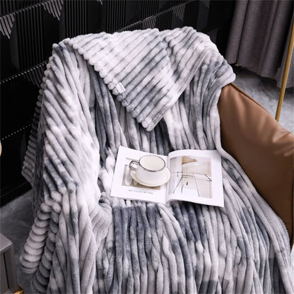 Throw Blanket for Sofa Winter Blanket King Size Home Warm Plaid Comforter Bedspread Bedding Sheet