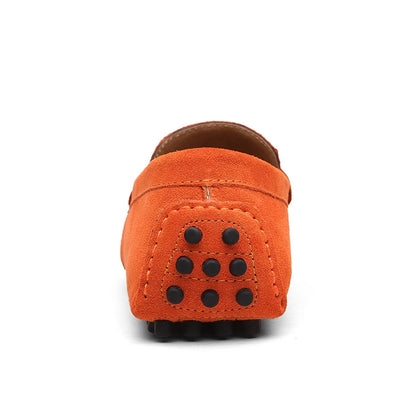 Men's Genuine Leather Loafers | Fashion Slip-On Driving Moccasins Size 38-50