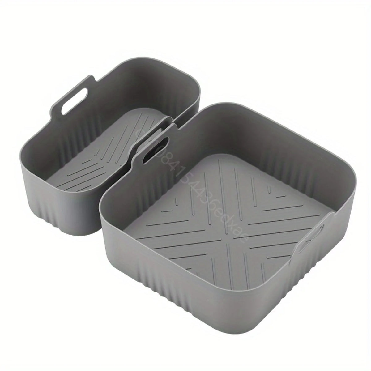 Air Fryer Silicone Liner for Philips Dual Basket Air Fryer NA350 Series 6L/3L Reusable Dual Airfryer Liner Air Fryer Accessories