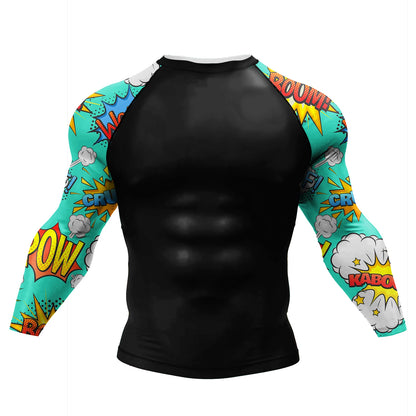 Cody Lundin Designer Men Cool Sports Shirts Jiu jitsu gi Rashguard Upf 50+ Cycling Running Tops Tattoo Compression Gym T-shirts