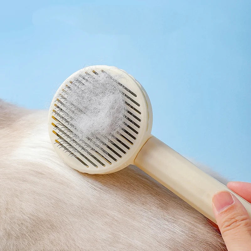 Self-Cleaning Needle Comb for Cats & Dogs