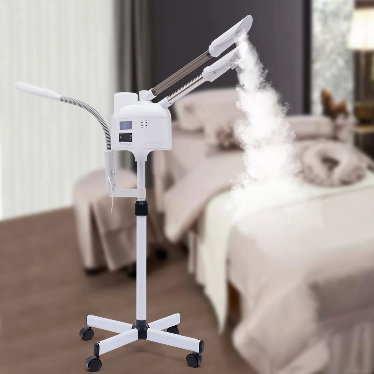 3-in-1 Nano Ionic Facial Steamer, Hot & Cold Mist