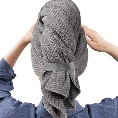 Extra Large Microfiber Quick Dry Hair Towel Wrap Turban Ultra Absorbent Soft