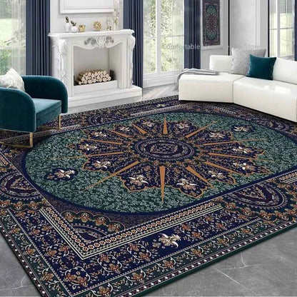 Persian Style Carpet for Living Room Home Decoration Retro Lounge Rug Soft Bedroom Carpet Non-slip Bedside Mats Washable 200x300