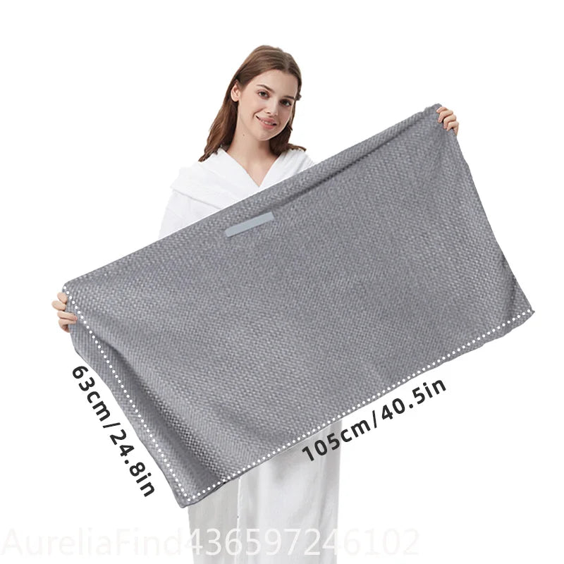 Extra Large Microfiber Quick Dry Hair Towel Wrap Turban Ultra Absorbent Soft