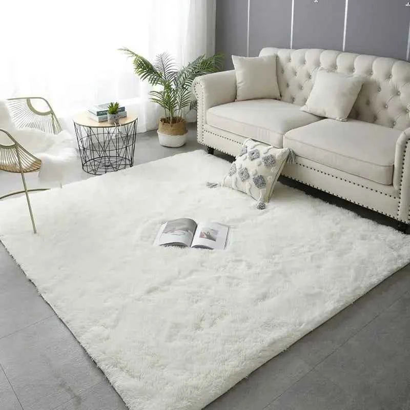 Big Size Carpet Living Room Plush Rug Bed Room Floor Fluffy Mat Anti-slip Home Decor Rugs Soft Velvet Carpets Kids Room Blanket