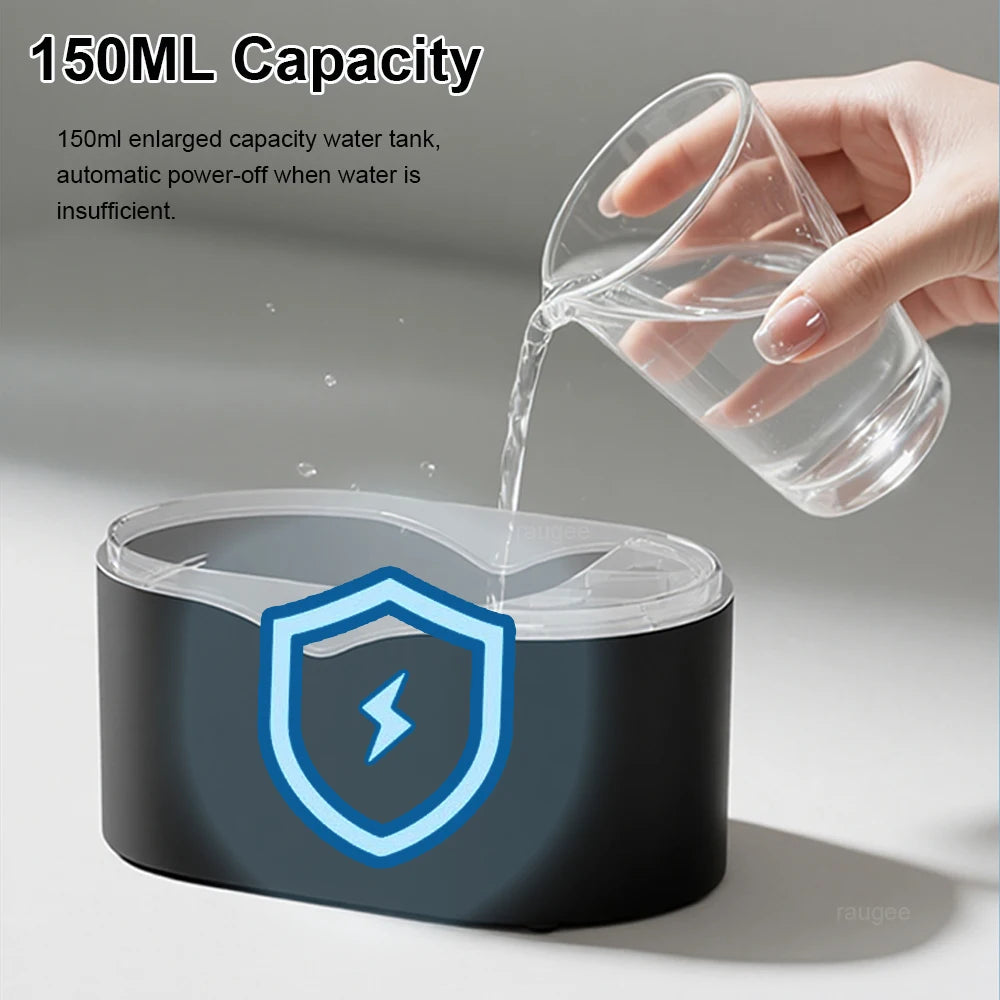 Flame Aroma Humidifier with LED Light, Essential Oil Diffuser