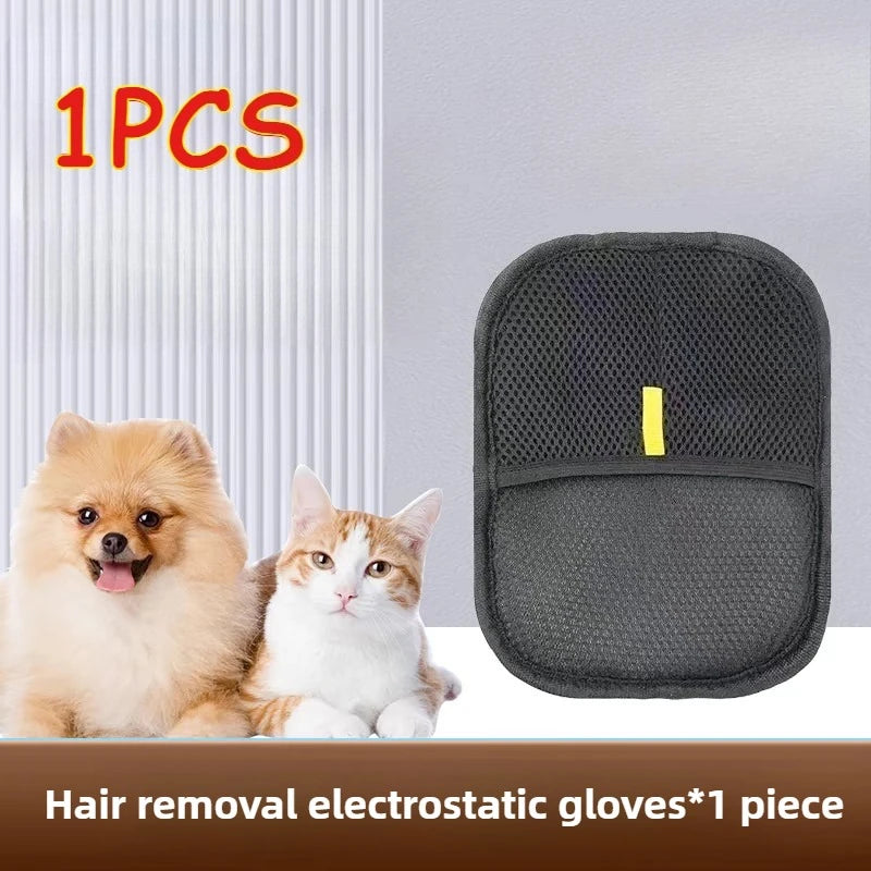 Static Pet Hair Removal Mitts for Furniture