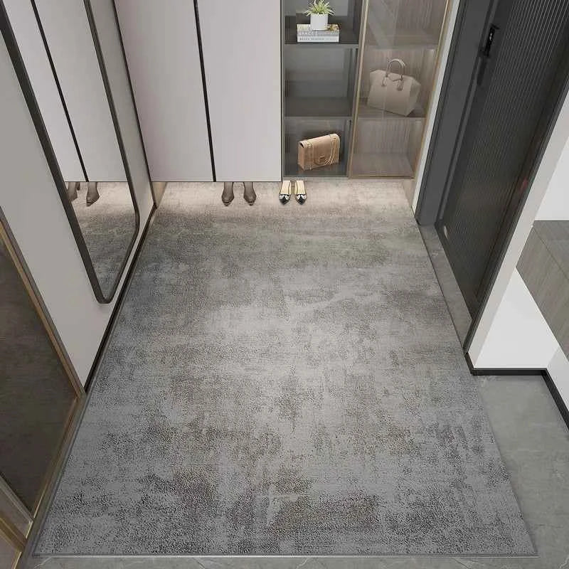 VIKAMA Modern Simple Brown Tone Entry Carpet Non-Slip Easy To Clean And Take Care Of The Entrance Living Room Bedroom Home Decor