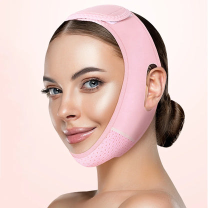 Reusable V-Shape Facial Support Strap