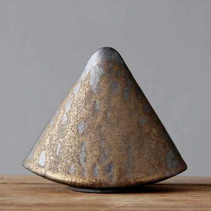 Rough Pottery Vase Ornaments Retro Tea Ceremony Flower Ware  Zen Flower Arrangement Ceramic Tabletop Vase Decorative Ornaments