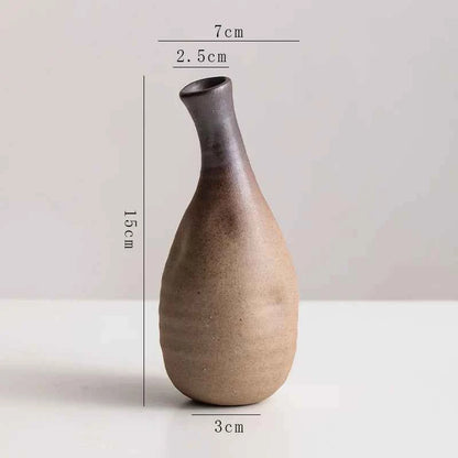 Creative Irregular Stone Shape Ceramic Vase Flowers Plant Potted Hydroponics Mini Vase Interior Aesthetics Home Decoration Gifts