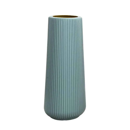 Plastic Flower Vase Fashion Nordic Style Imitation Ceramic Flower Pot Modern Anti Fall Flower Arrangement Living Room