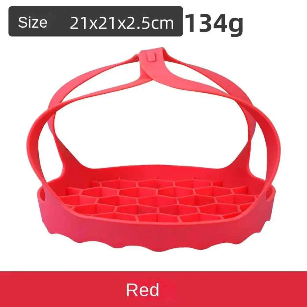 Pressure Cooker Sling Steamer Silicone Foldable Anti-scalding Sling Steamer Bakeware Lifter Instant Pot for 6 Qt/8 Qt Drain Rack